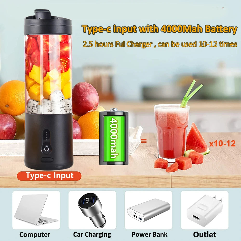 Rechargeable Portable Blender